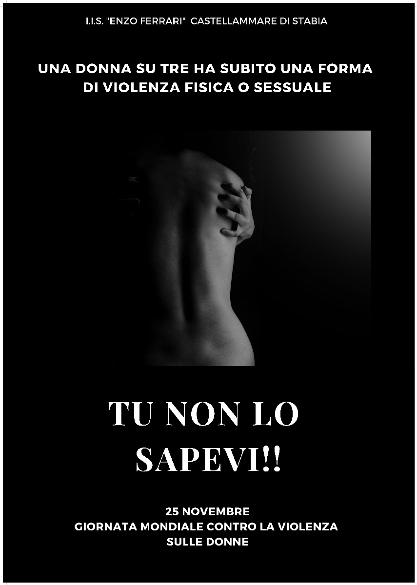 25 NOVEMBRE- GIORNATA MONDIALE CONTRO LA VIOLENZA SULLE DONNE